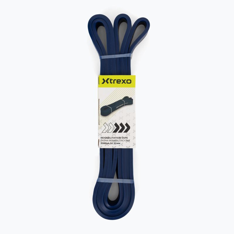 Reabilitacinė guma XTREXO XTO-B5C040-NY 3/5 tamsiai mėlyna