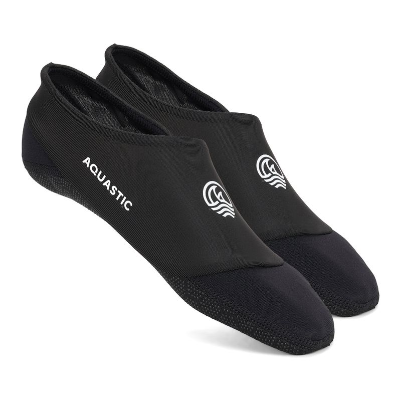 Kojinės baseinui AQUASTIC Seavie Anti-Slip juodos 6