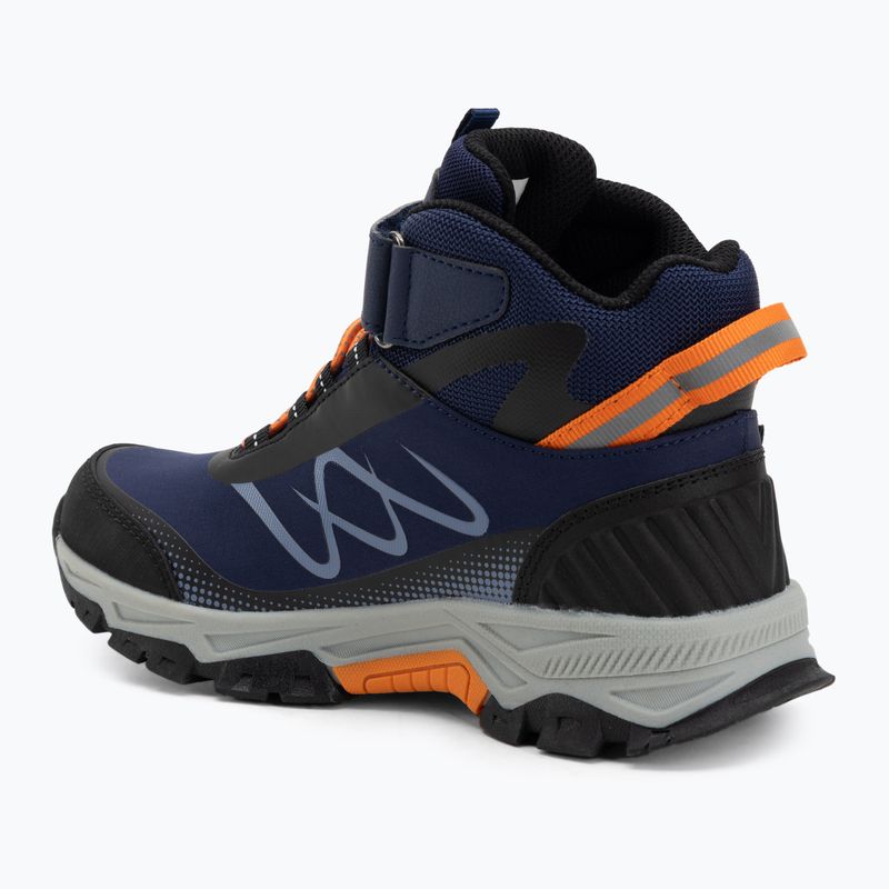 KADVA Rocky Trail Mid WaterProof Softshell vaikiški trekingo batai tamsiai mėlyni 6