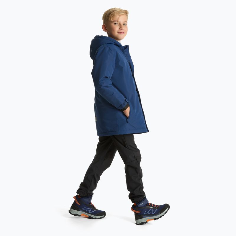 Vaikiški žygio batai KADVA Rocky Trail Mid WaterProof Softshell tamsiai mėlyni 3