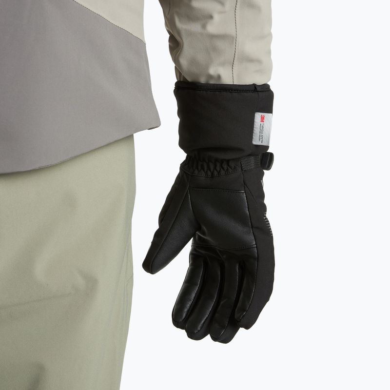 Slidinėjimo pirštinės KADVA Mountain Flow Pro oda 3M Thinsulate juoda 4