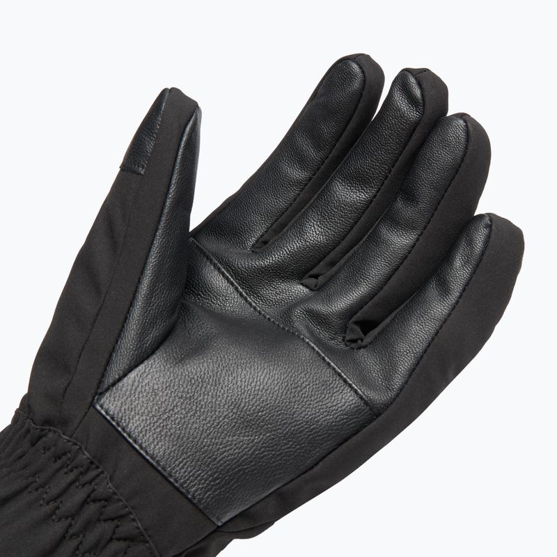 Slidinėjimo pirštinės KADVA Mountain Flow Pro oda 3M Thinsulate juoda 9