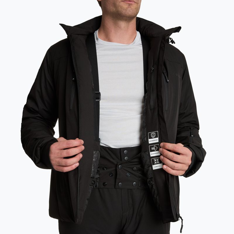 Vyriška slidinėjimo striukė KADVA Edge X Jacket juoda 3