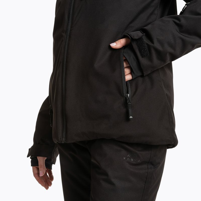 Moteriška slidinėjimo striukė KADVA Edge X Jacket juoda 6