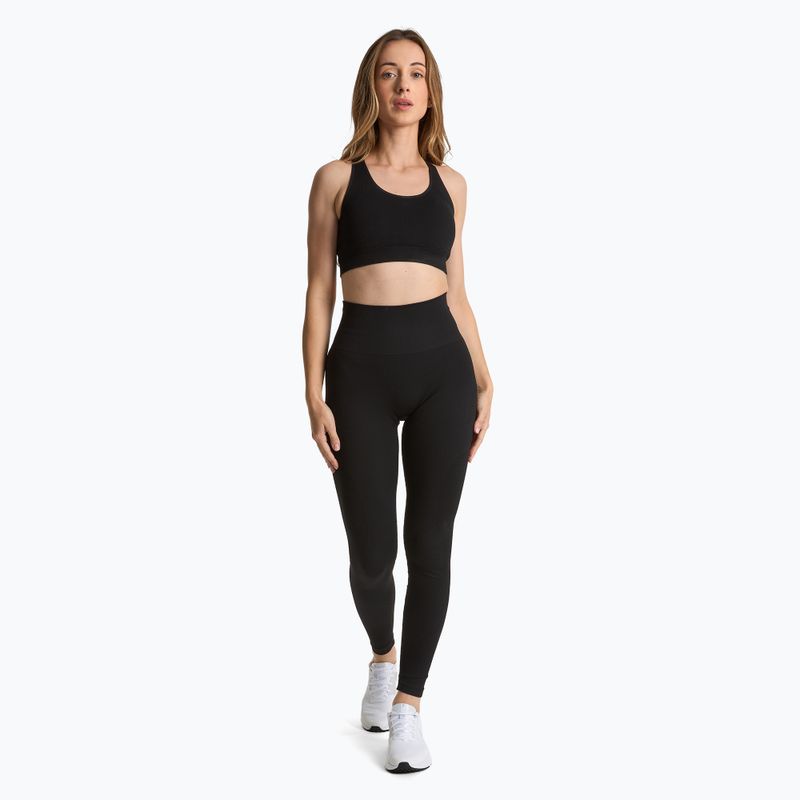 XTREXO moteriškos tamprės Lexi Up Seamless Leggings juodos spalvos 2