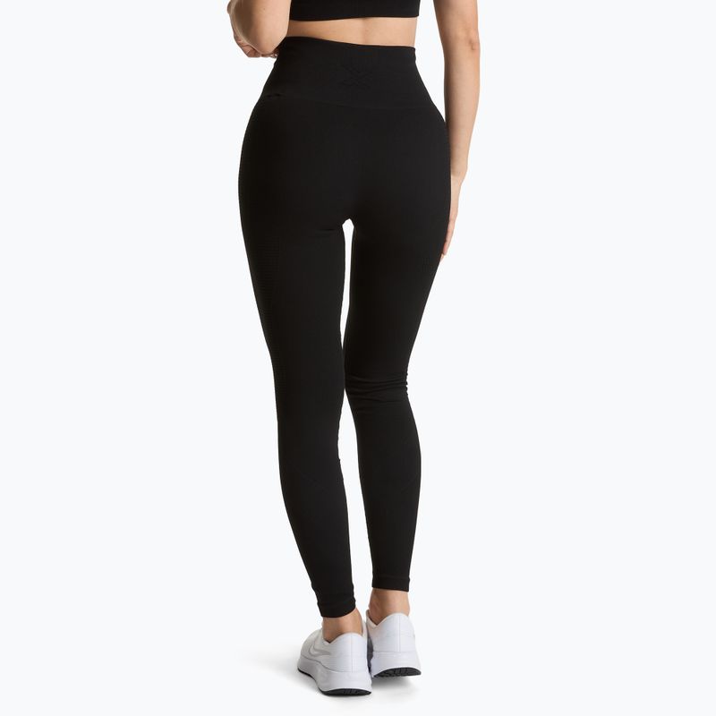 XTREXO moteriškos tamprės Lexi Up Seamless Leggings juodos spalvos 3