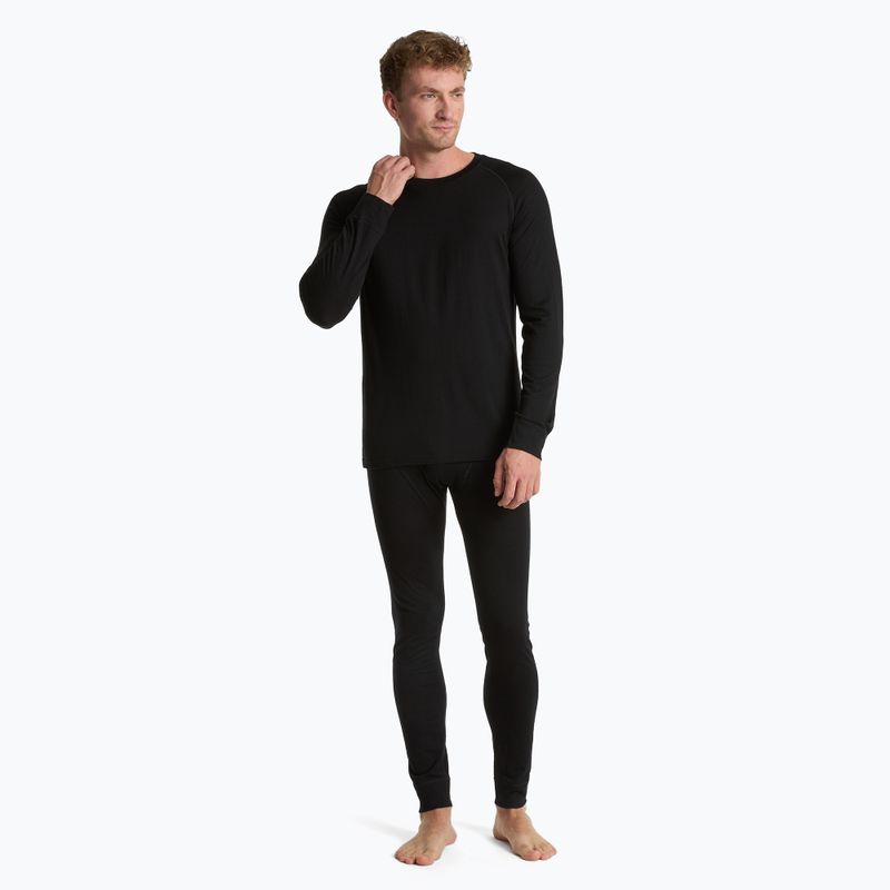 Vyriškų termoaktyvių apatinių komplektas WOOLCANO Merino SET0540 juodas
