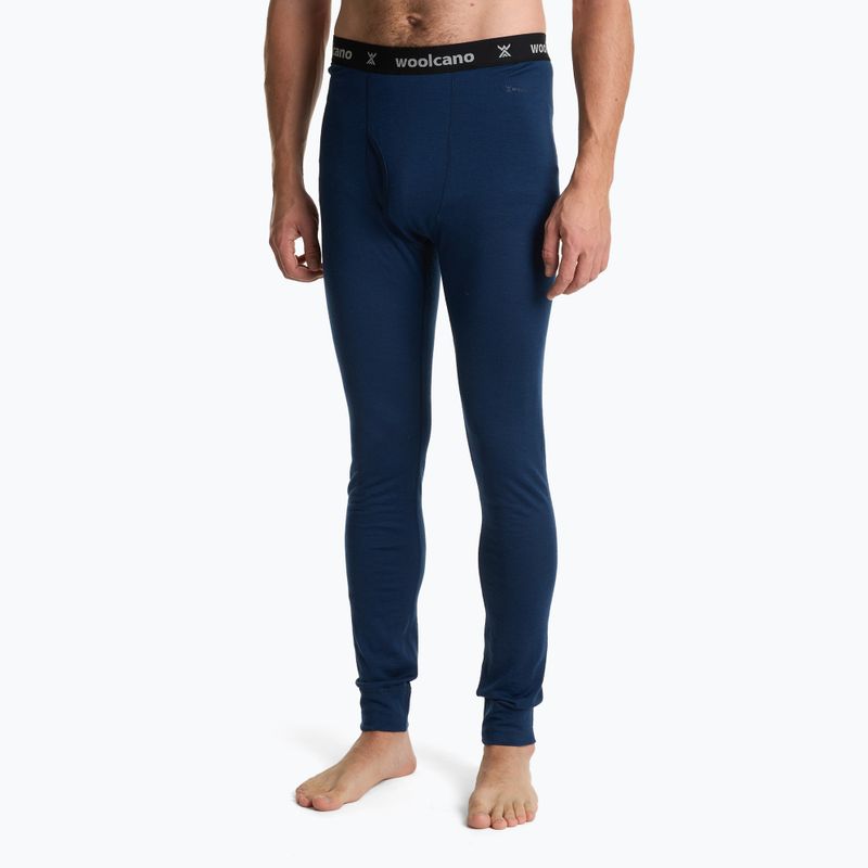Vyriškų termoaktyvių apatinių komplektas WOOLCANO Merino SET0540 tamsiai mėlynas 7