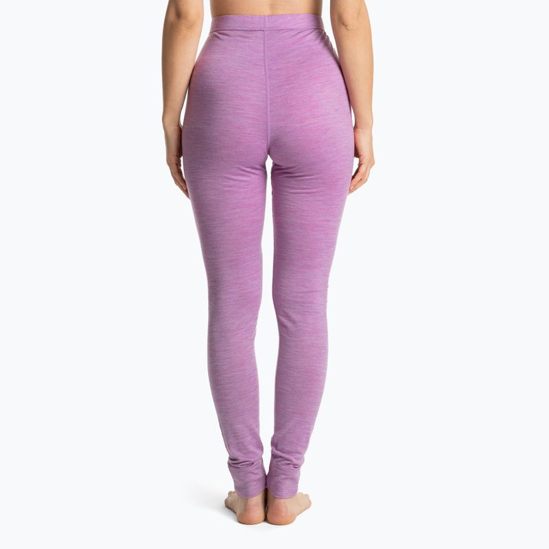 Moteriškų termoaktyvių apatinių komplektas WOOLCANO Merino SET0543 violetinis 8