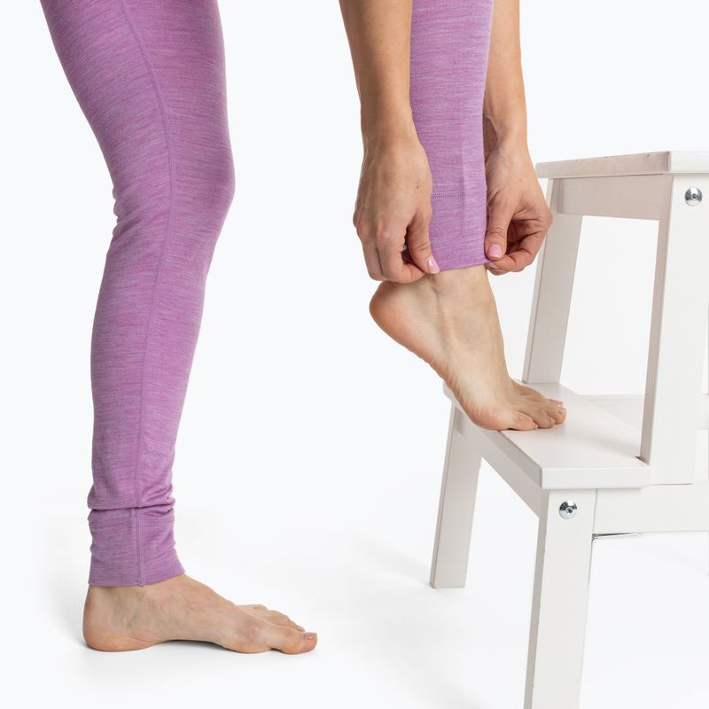 Moteriškų termoaktyvių apatinių komplektas WOOLCANO Merino SET0543 violetinis 10