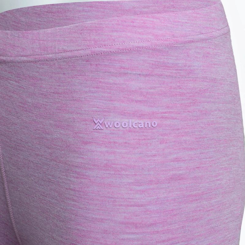 Moteriškų termoaktyvių apatinių komplektas WOOLCANO Merino SET0543 violetinis 11