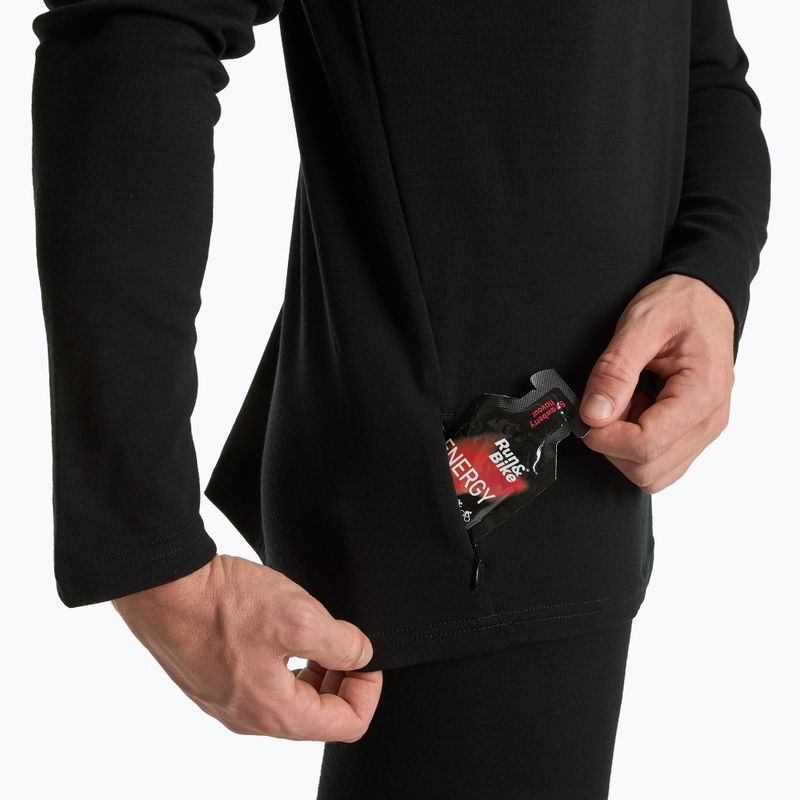 Vyriškas termoaktyvus džemperis WOOLCANO Merino TOP0544 juodas 8