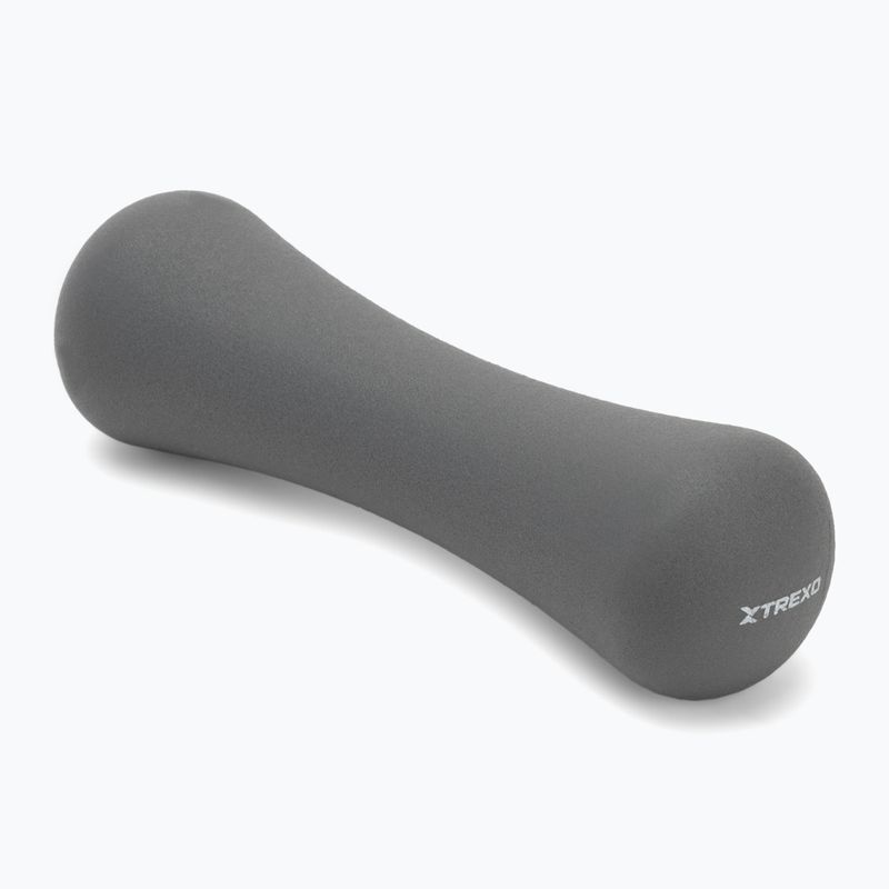 Neopreno hantelis XTREXO TX0-B4M007 0,5 kg pilkas