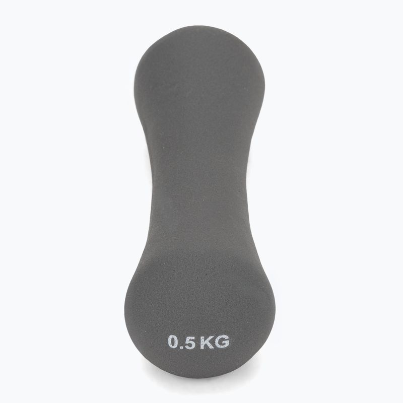 Neopreno hantelis XTREXO TX0-B4M007 0,5 kg pilkas 3