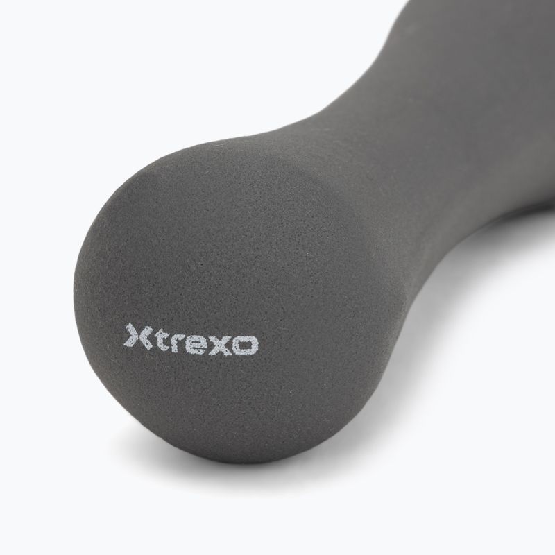 Neopreno hantelis XTREXO TX0-B4M007 0,5 kg pilkas 6