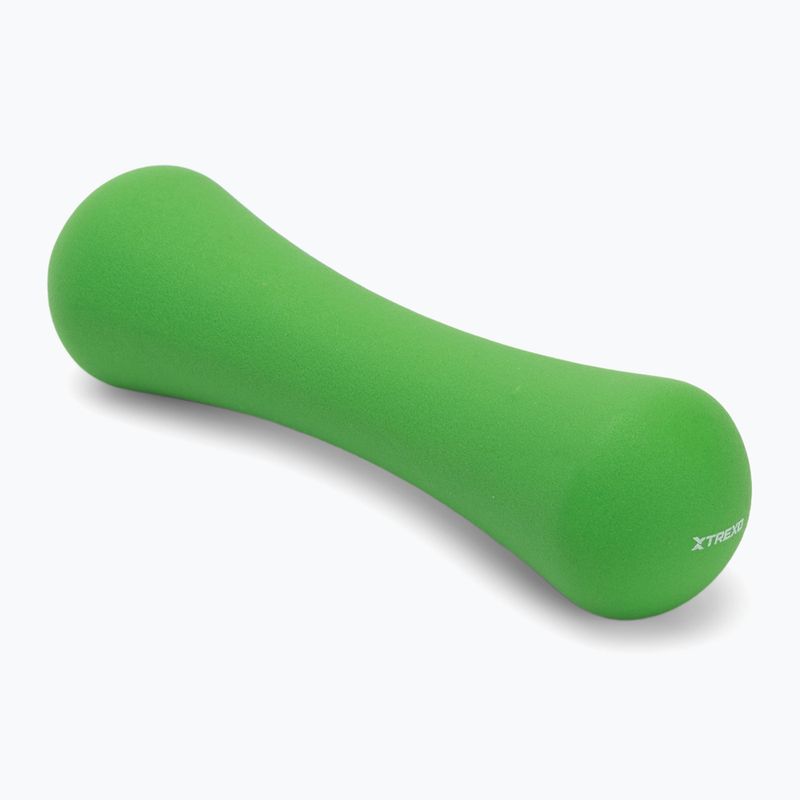 Neopreno hantelis TREXO TX0-B4M008 1 kg žalias