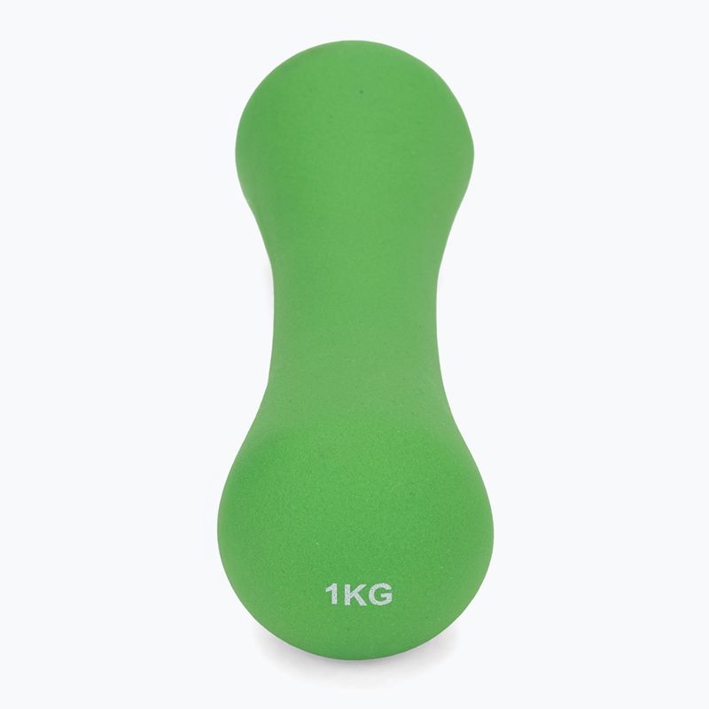 Neopreno hantelis XTREXO TX0-B4M008 1 kg žalias 3