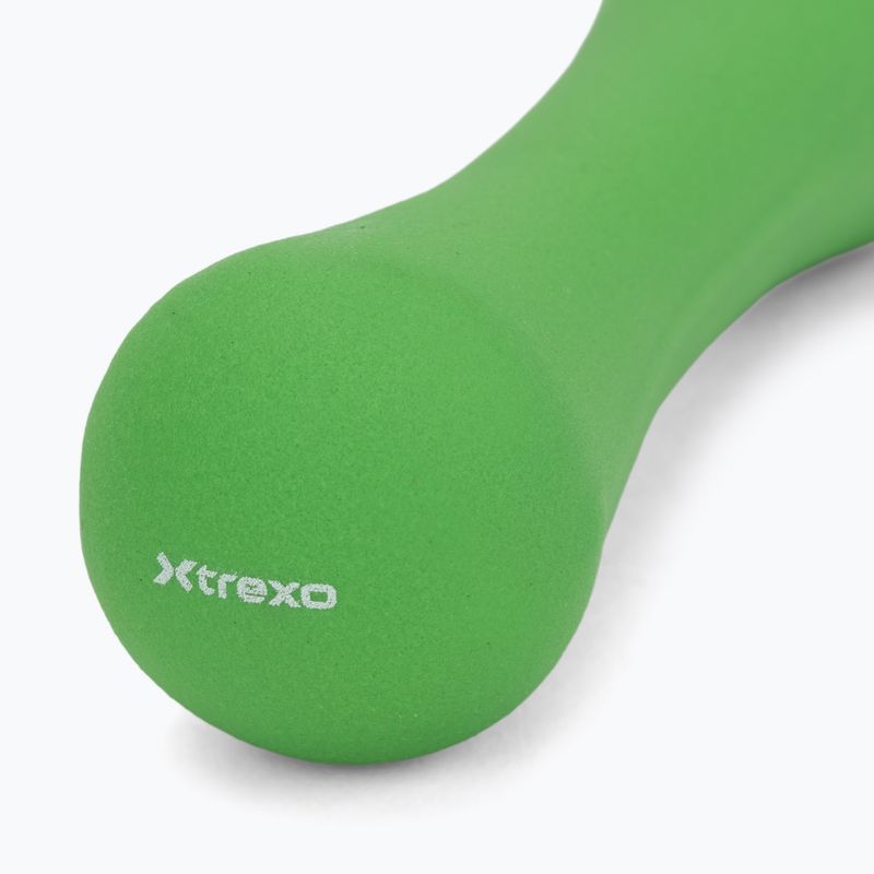 Neopreno hantelis XTREXO TX0-B4M008 1 kg žalias 5