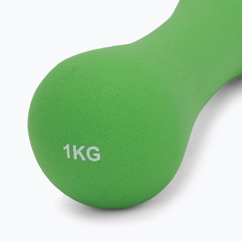 Neopreno hantelis XTREXO TX0-B4M008 1 kg žalias 6