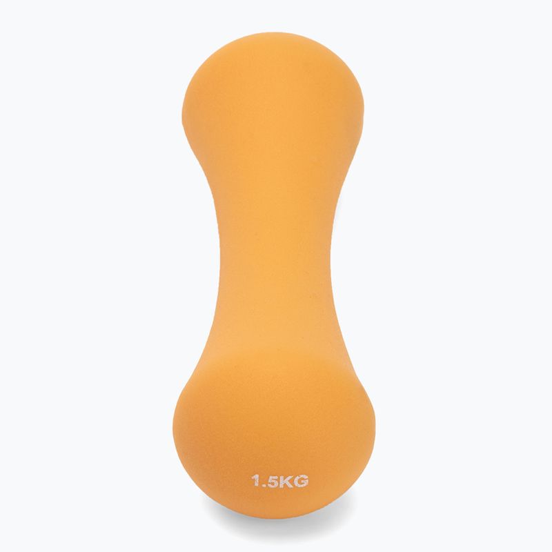 Neopreno hantelis TREXO TX0-B4M009 1,5 kg oranžinis 2