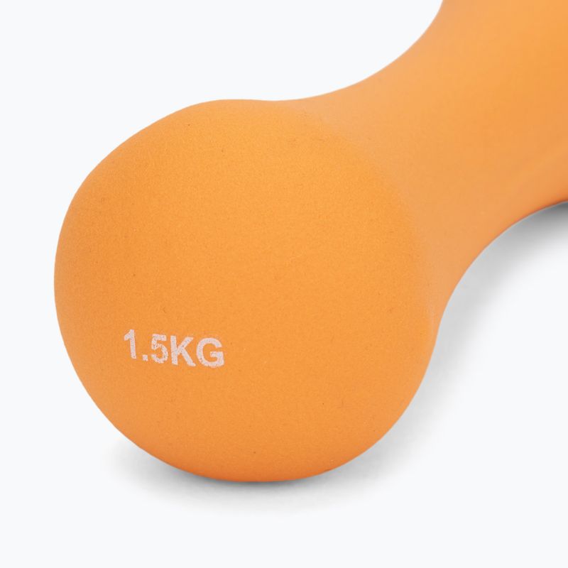 Neopreno hantelis XTREXO TX0-B4M009 1,5 kg oranžinis 5