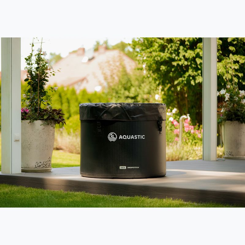 Rinkinys AQUASTIC baseinas 382 l su BrrFree agregatu morsavimui black 4