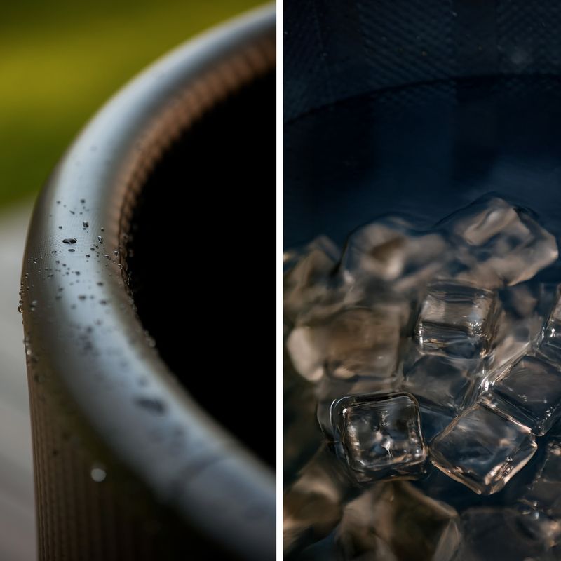 AQUASTIC baseinas žiemos maudynėms BrrFree 382L dropstitch juodas 14