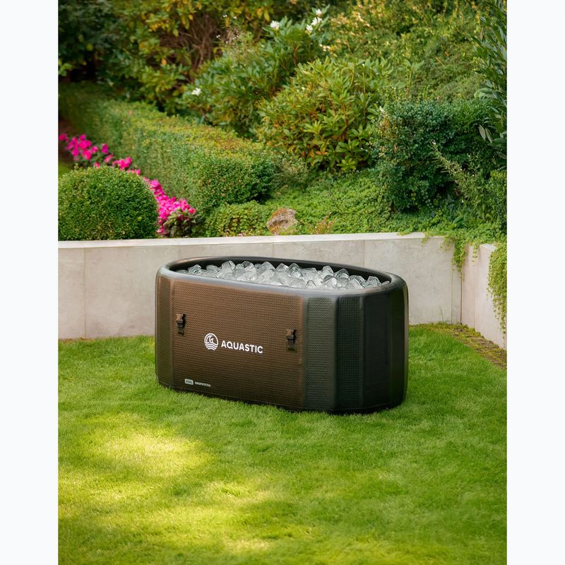 AQUASTIC baseinas žiemos maudynėms BrrFree 456L dropstitch juodas 3