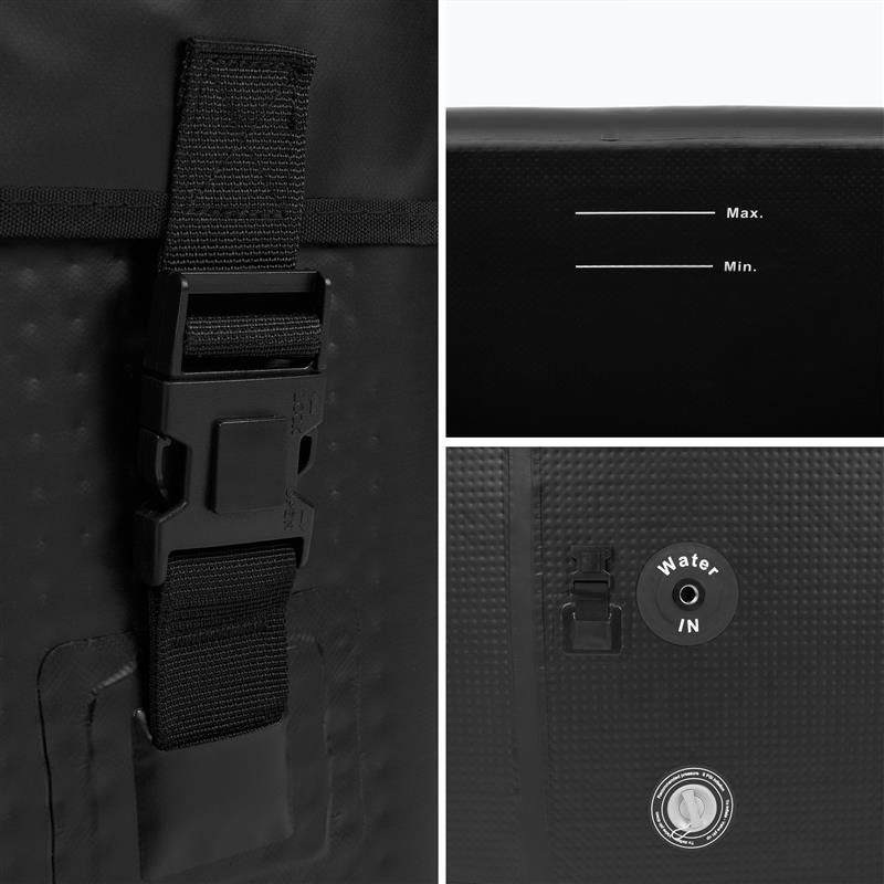 AQUASTIC baseinas žiemos maudynėms BrrFree 456L dropstitch juodas 8