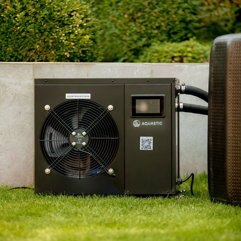 Rinkinys AQUASTIC baseinas 382 l su BrrFree agregatu morsavimui black 6