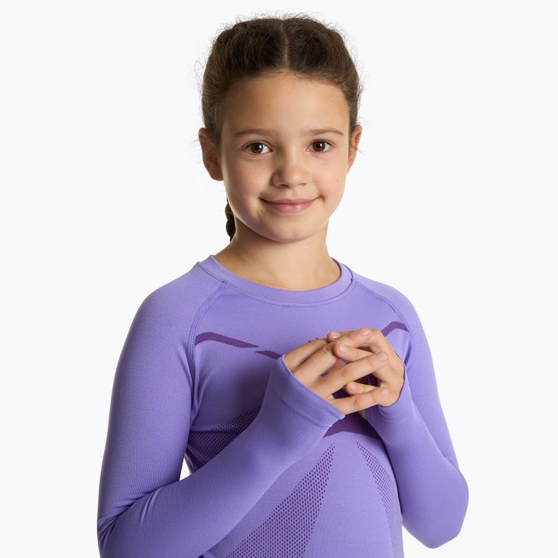 Vaikiškų termoaktyvių apatinių komplektas KADVA ALPINESTEP THERMO LIGHT PLUS be siūlių violetinės spalvos 5
