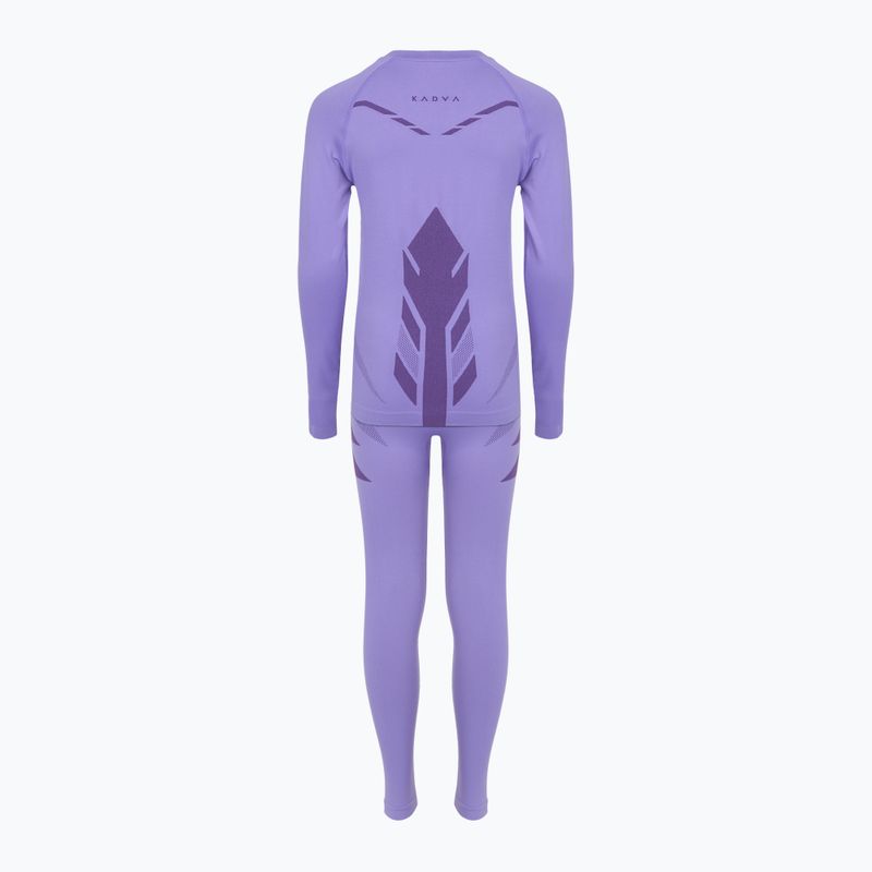 Vaikiškų termoaktyvių apatinių komplektas KADVA ALPINESTEP THERMO LIGHT PLUS purple 11