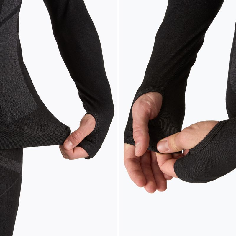 Vyriškas termoaktyvus džemperis OneTeam ACHILL BAMBOO THERMO LIGHT PLUS black 6