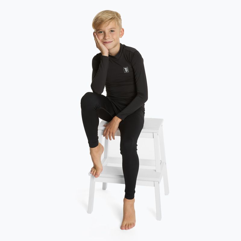 Vaikiški termoaktyvūs ilgomis rankovėmis marškinėliai OneTeam GOAL DRY PLUS black 6