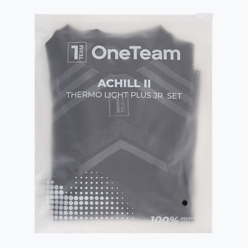 Vaikiškų termoaktyvių apatinių komplektas OneTeam ACHILL II THERMO LIGHT PLUS black 11