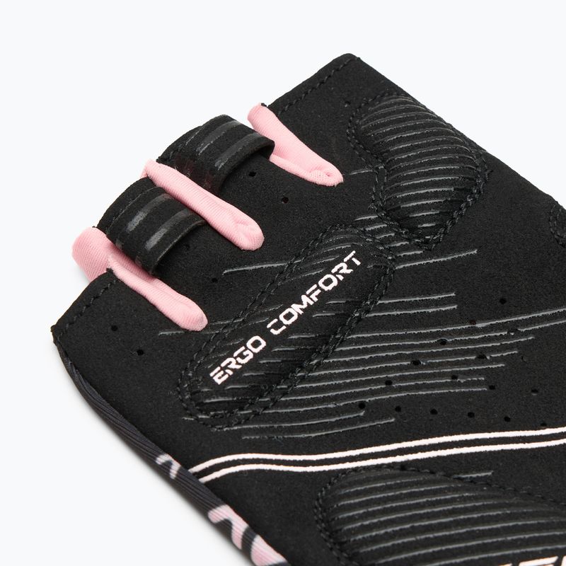 Moteriškos dviračių pirštinės ATTABO Vito WMNS gel shock proof rožinės/juodos 4