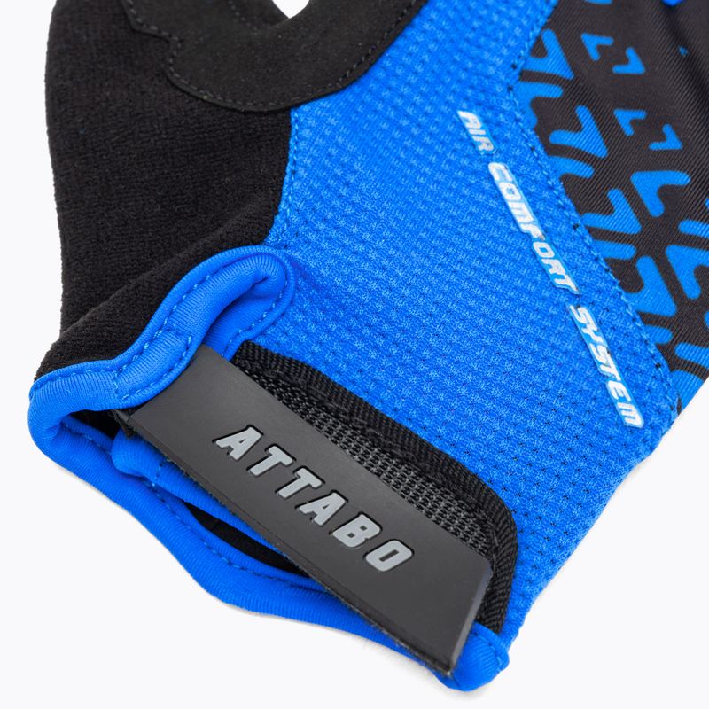 Dviračių pirštinės ATTABO Vito gel shock proof mėlynos/juodos 6