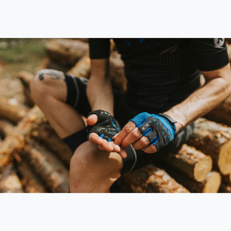 Dviračių pirštinės ATTABO Vito gel shock proof mėlynos/juodos 10