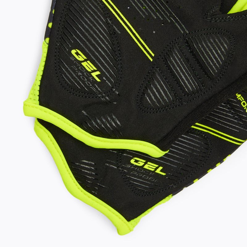 Dviračių pirštinės ATTABO Vito gel shock proof laimos palvos/juodos 5