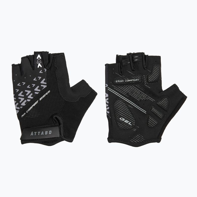 Dviračių pirštinės ATTABO Vito gel shock proof juodos