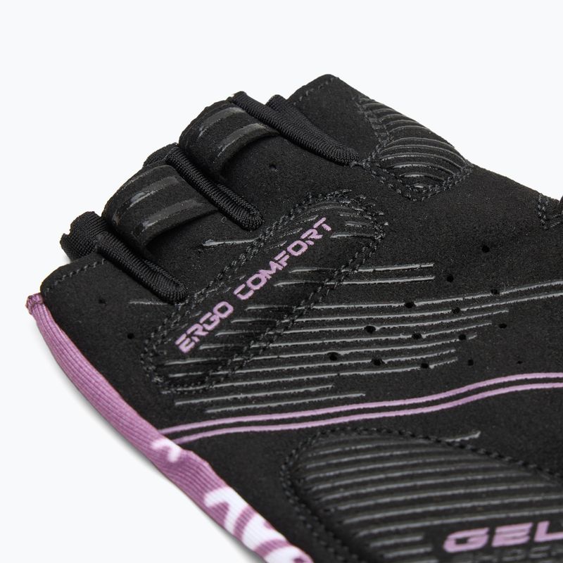 Vaikiškos dviračių pirštinės ATTABO Vito JRG gel shock proof rožinės/juodos 4