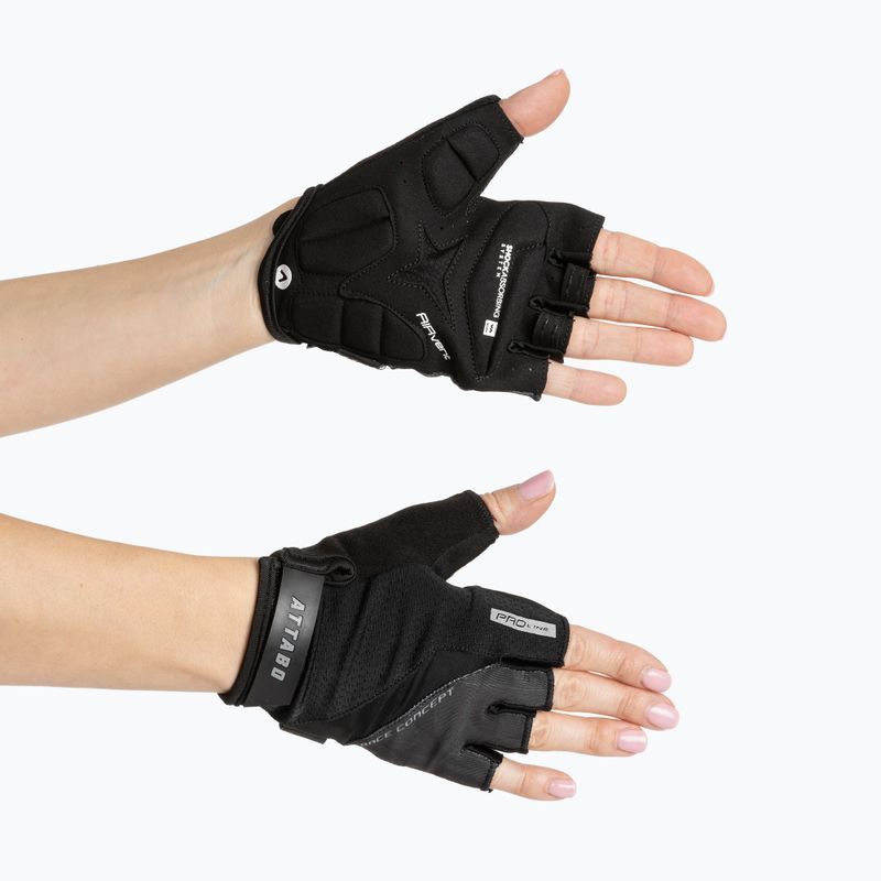 Dviračių pirštinės ATTABO Kinu Pro shock absorbing system juodos 4