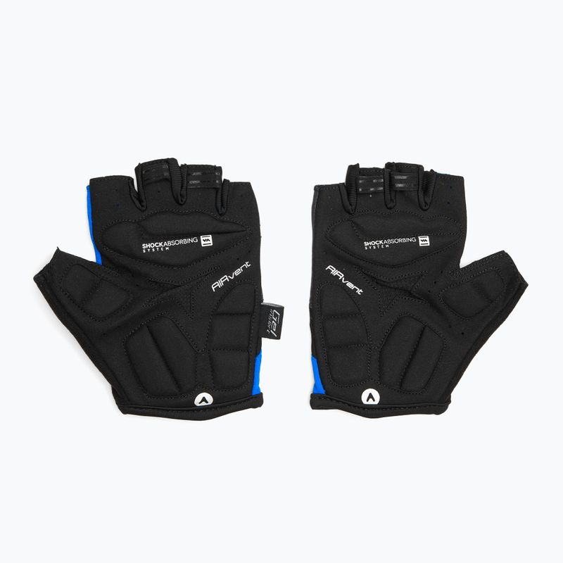 Dviračių pirštinės ATTABO Kinu Pro shock absorbing system mėlynos/juodos 3