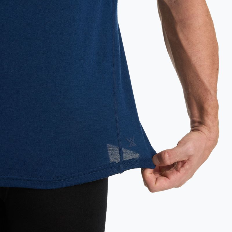 Vyriški termoaktyvūs marškinėliai WOOLCANO Merino 100% TEE0546 tamsiai mėlyni 6