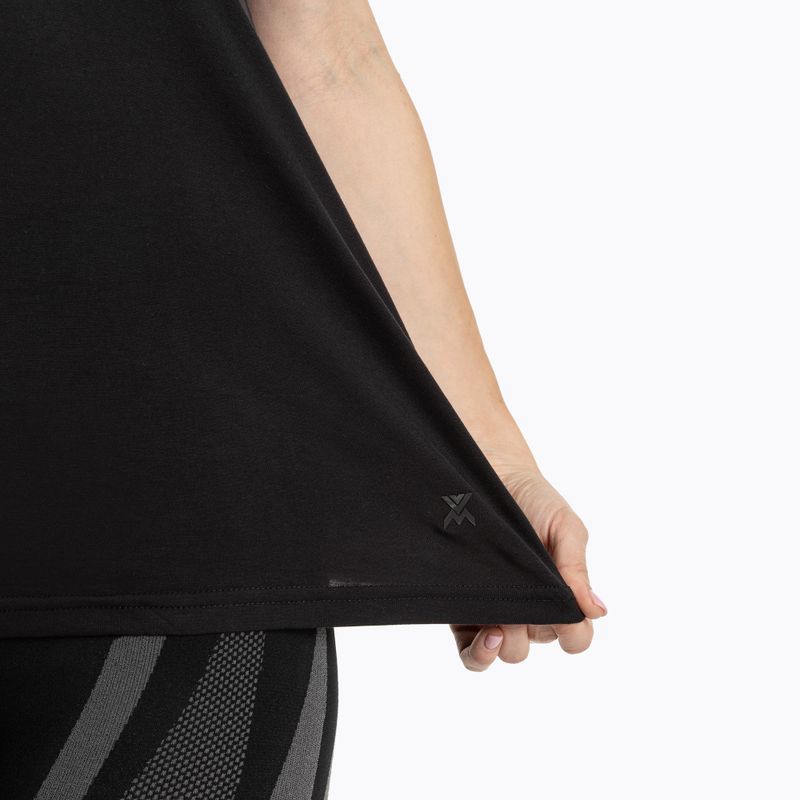 Moteriški termoaktyvūs marškinėliai WOOLCANO Merino TEE0547 juodi 5