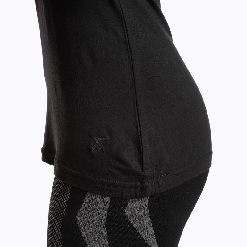 Moteriški termoaktyvūs marškinėliai WOOLCANO Merino TEE0547 juodi 6