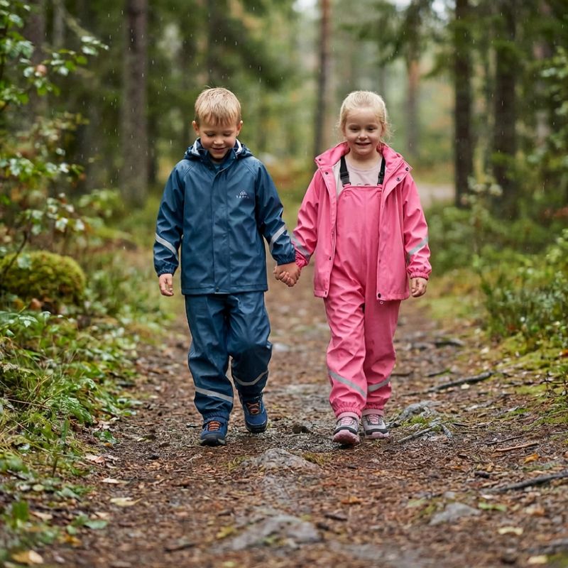 Vaikiška lietpaltis KADVA AquaLock JR pink 10