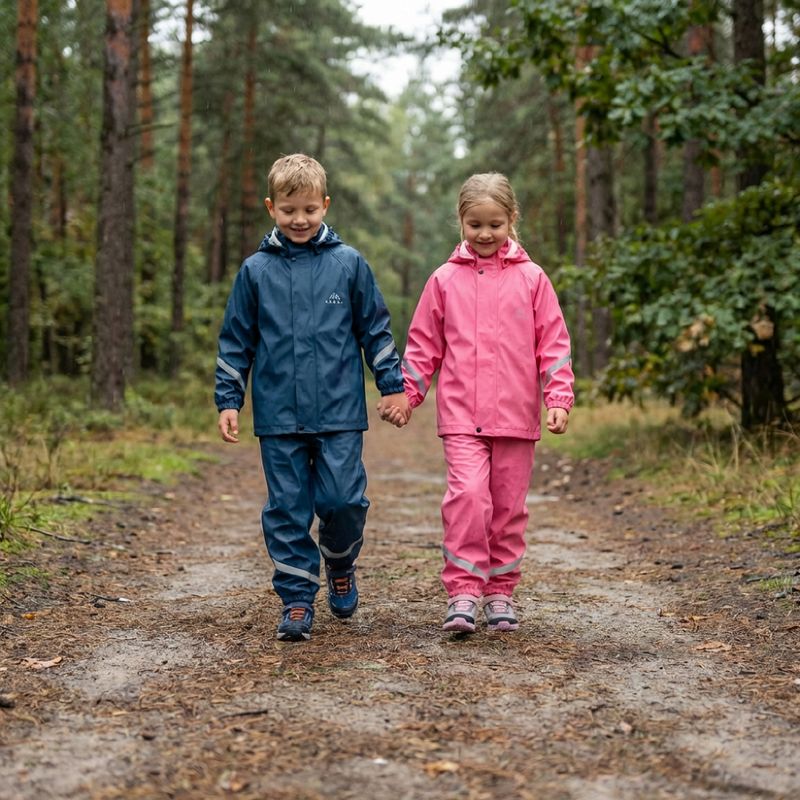 Vaikiška lietpaltis KADVA AquaLock JR navy blue 10