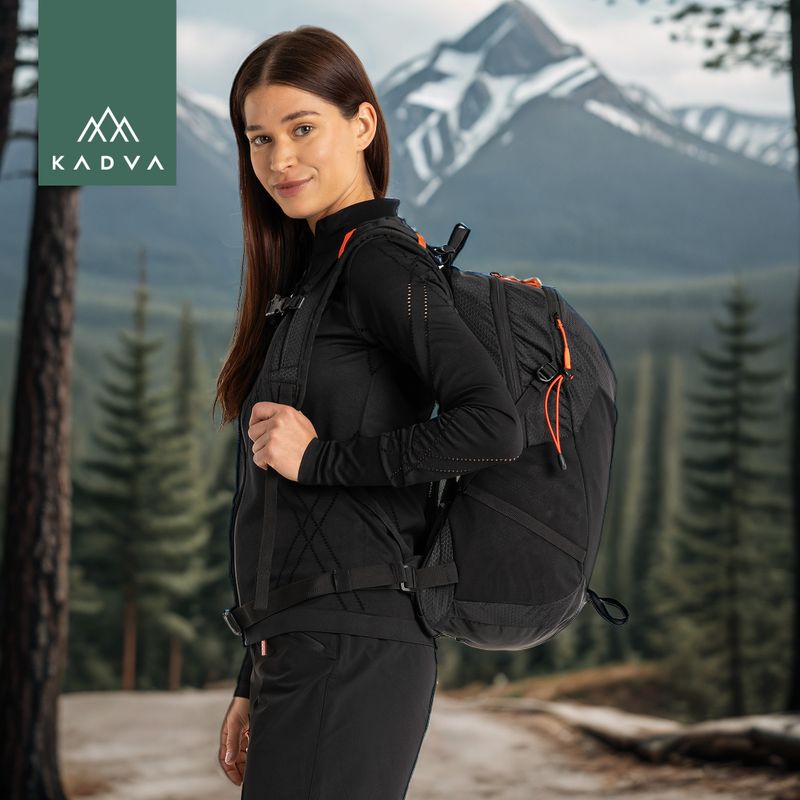 Turistinė kuprinė KADVA Aventura 22 l juoda 26