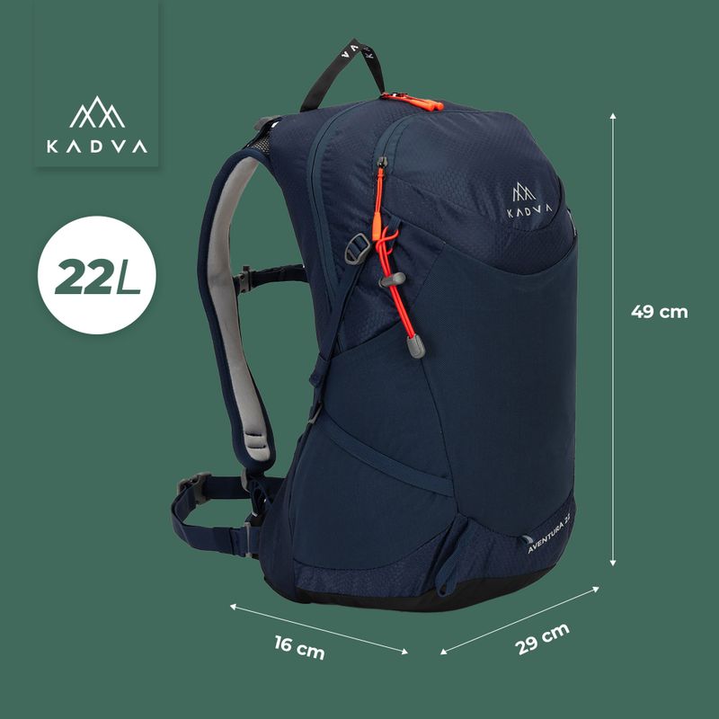 Turistinė kuprinė KADVA Aventura 22 l mėlyna 27